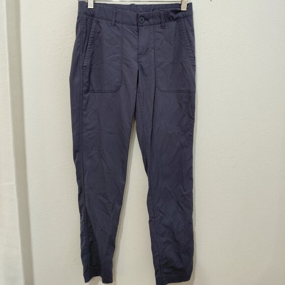 REI Womens Petite 0 Dark Gray Pants Hiking Outdoors Camping Pockets - Picture 1 of 10